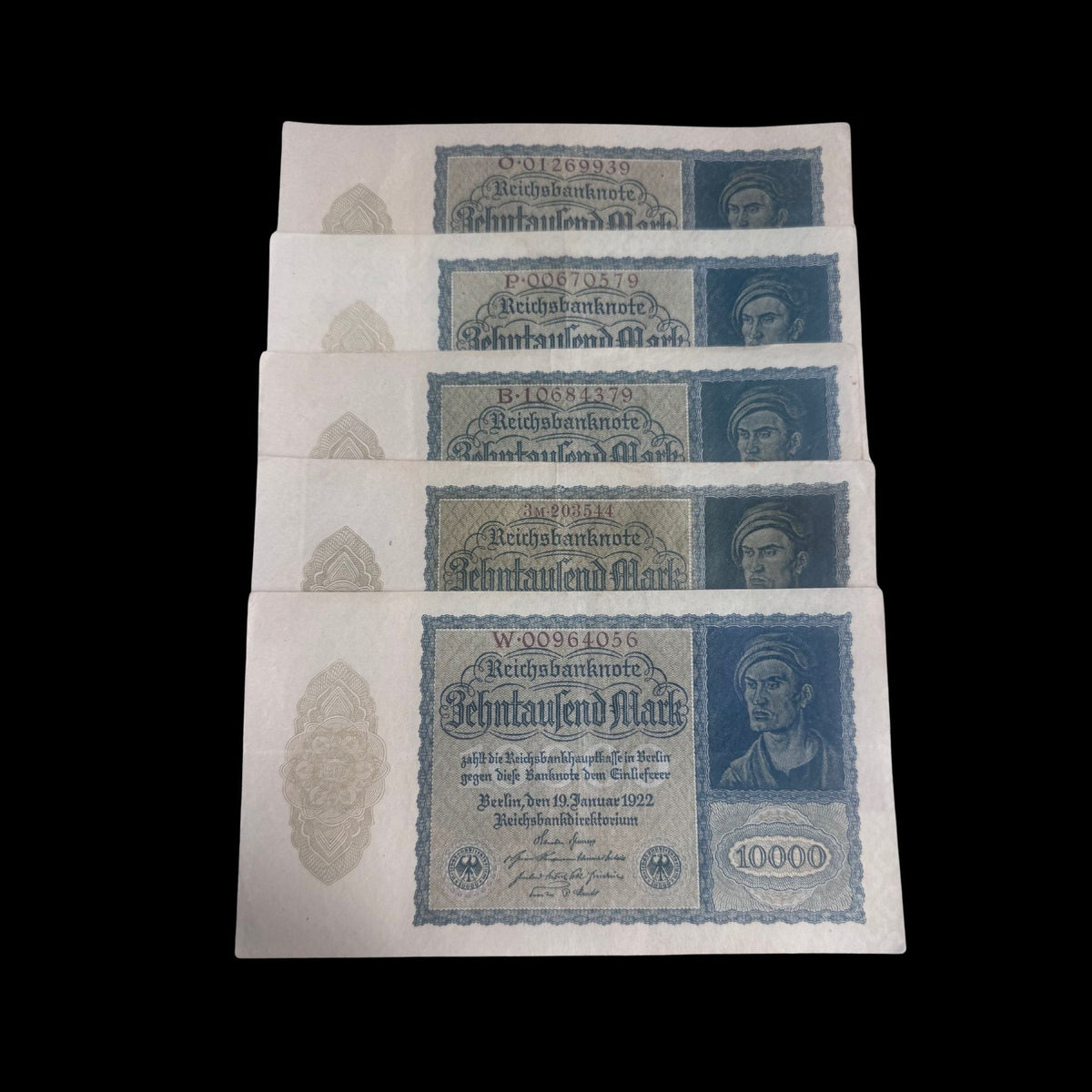 Reichsbank 10,000 Mark Reichsbanknote from 1922