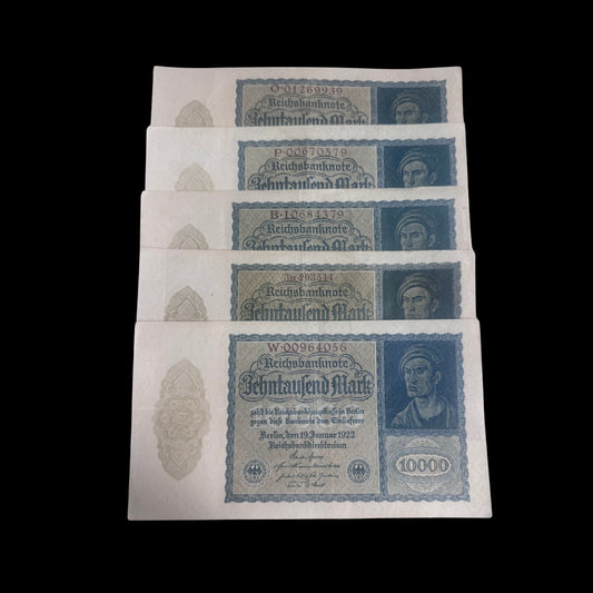 Reichsbank 10,000 Mark Reichsbanknote from 1922