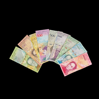 República Bolivariana de Venezuela Bolivar Banknote Set