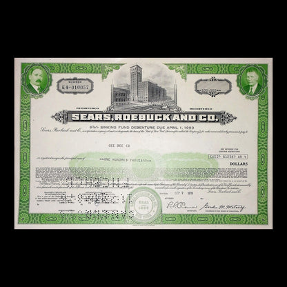 Sears, Roebuck and Co. Bond from 1976