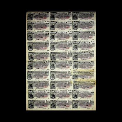 Kansas City Railways Company Gold Bond Certificate