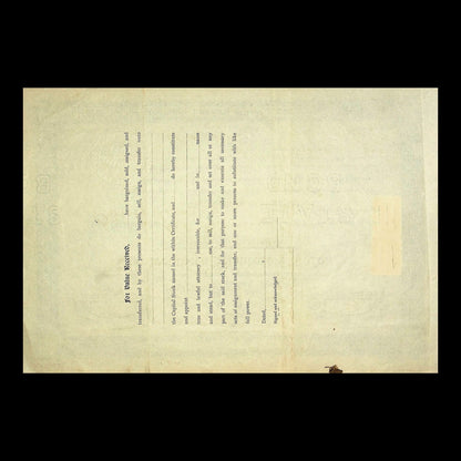 The Southern Standard Oil Co. Stock Certificate from 1902