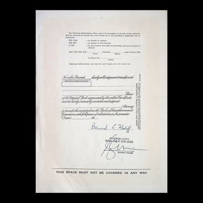 U-Tec Institute, Inc. Stock Certificate from 1973